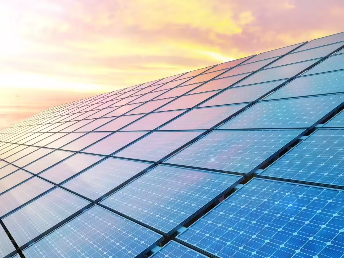 Radiant clean energy background